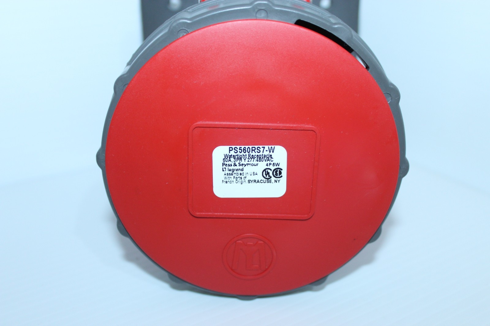 ⭐NEW IN BOX⭐ PS 560R7W 60-Amp RECEPTACLE 277/480V 60A 4P 5W HBL560R7W 🔴USA🔵