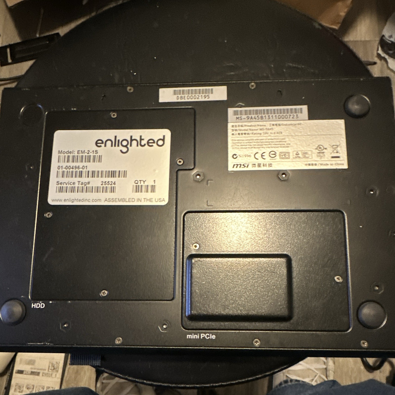 Enlighted Energy Manager EM-2-IS 01-00496-01 HDMI USB Ethernet DVI COM