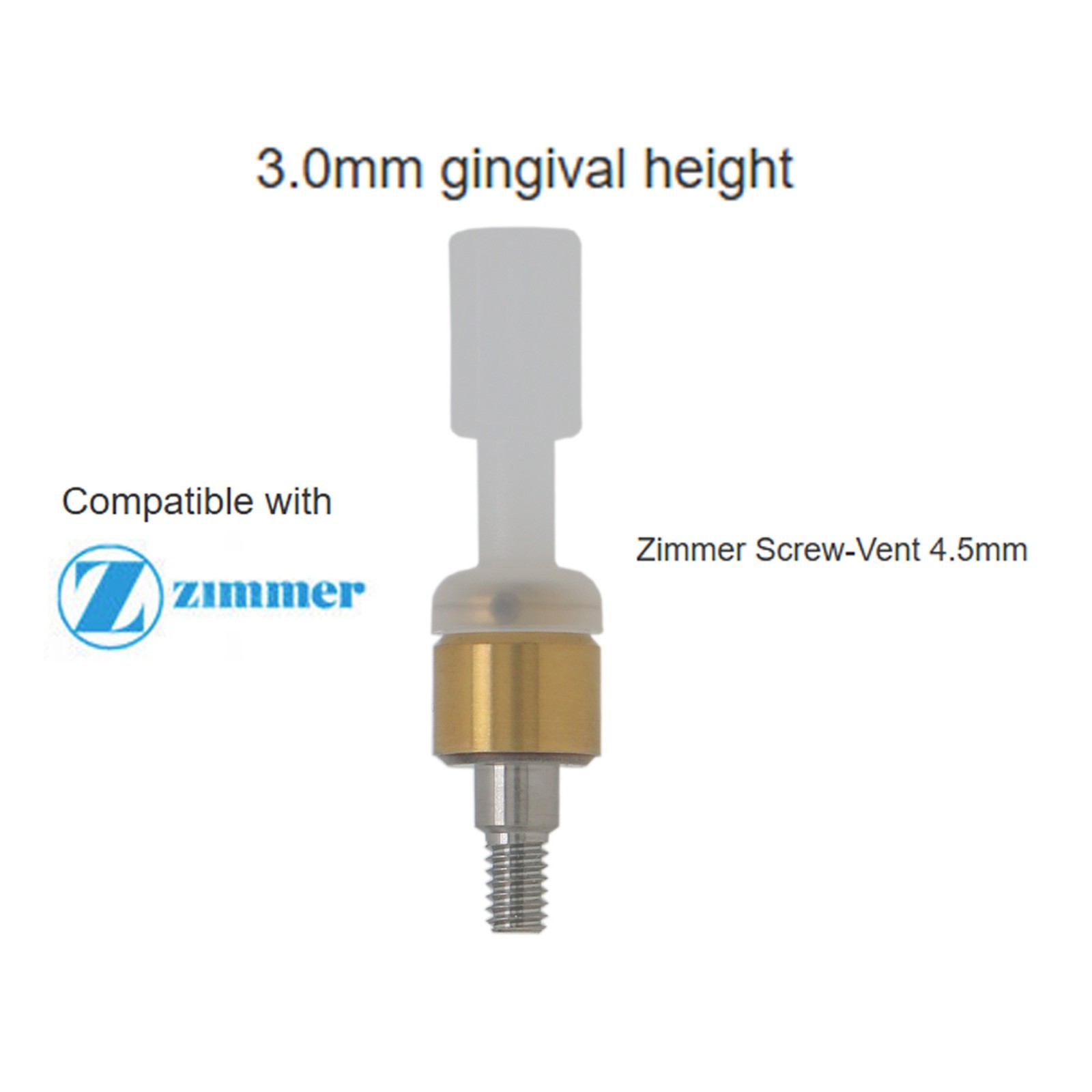 1Pcs Implant Removable Locat0r Abutment Diameter Ø3.5mm/4.5mm,For Zimmer MIS