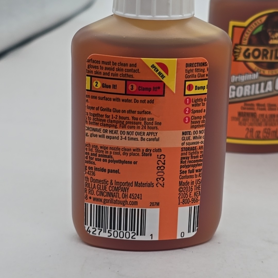 5 Gorilla Original Gorilla Glue: 2 oz. bottle (Brown)