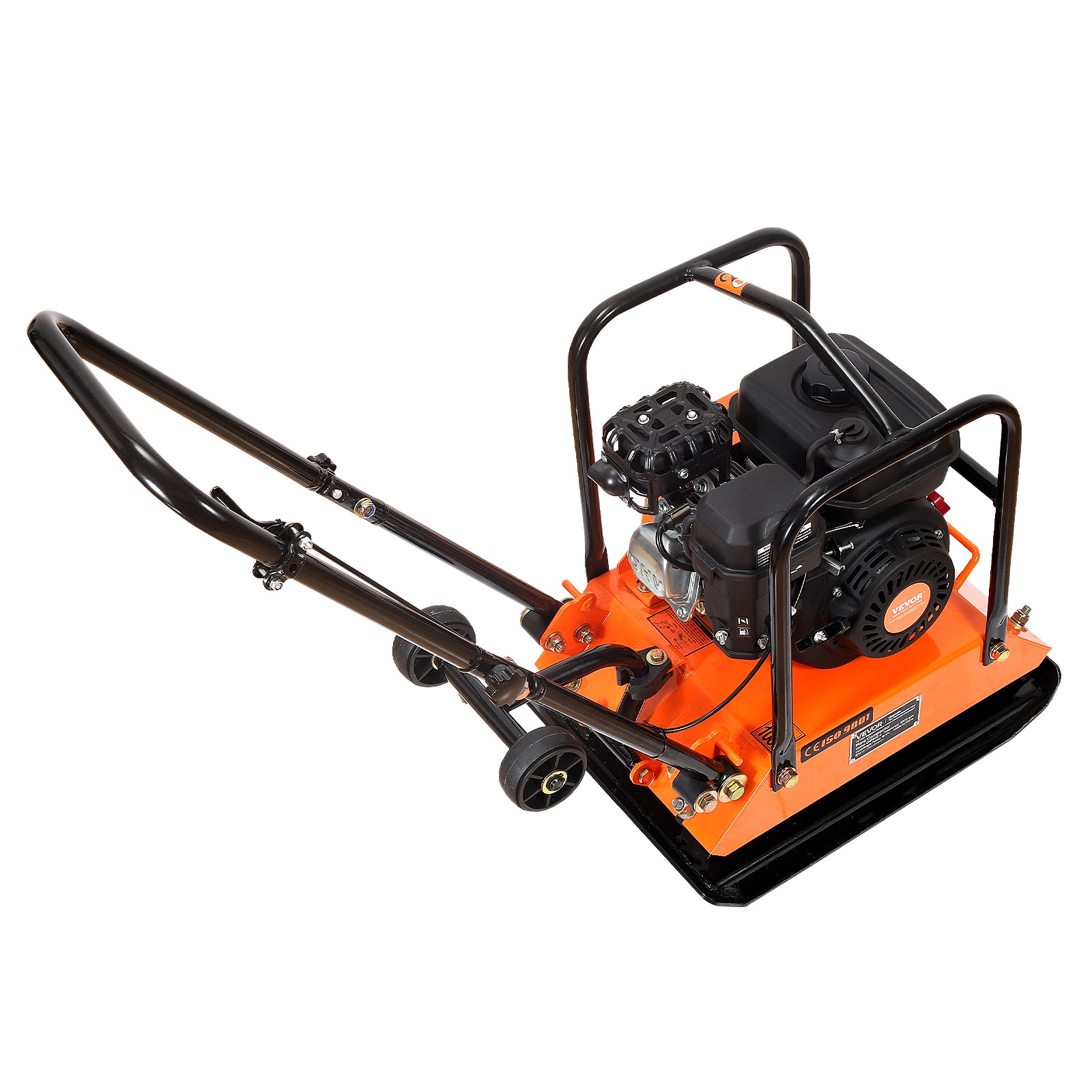 VEVOR 6.5HP Plate Compactor 5700VPM 4047lbs Vibrating Ground Rammer for Asphalt
