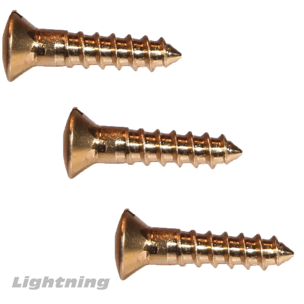 #8 x 2″ Silicon Bronze Wood Screws Oval Head Slotted Drive Qty 100