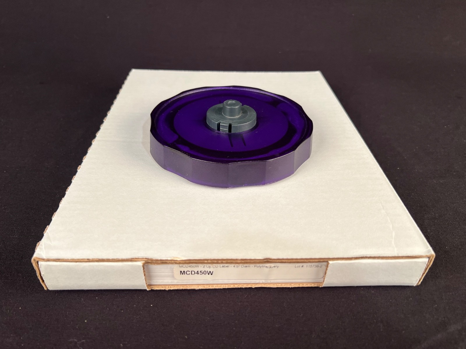 Avery / Polyline printable MCD450W White CD/DVD Labels (200) with Applicator NOS