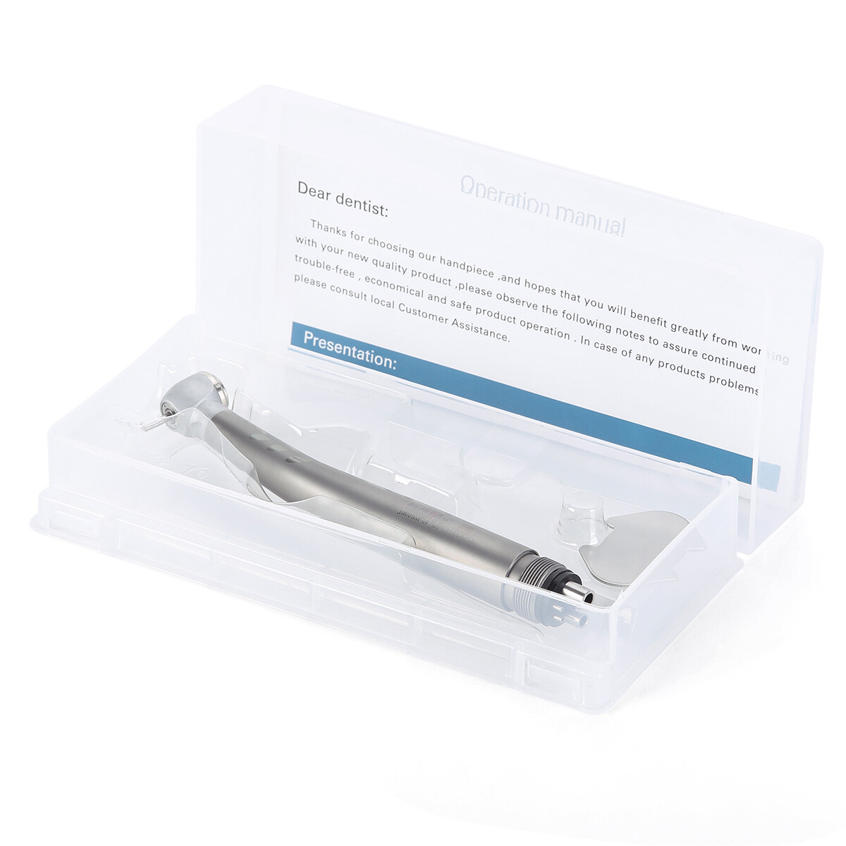 NSK Style E-generator Dental LED High Speed Handpiece 2/4 Holes Push 4 Spray