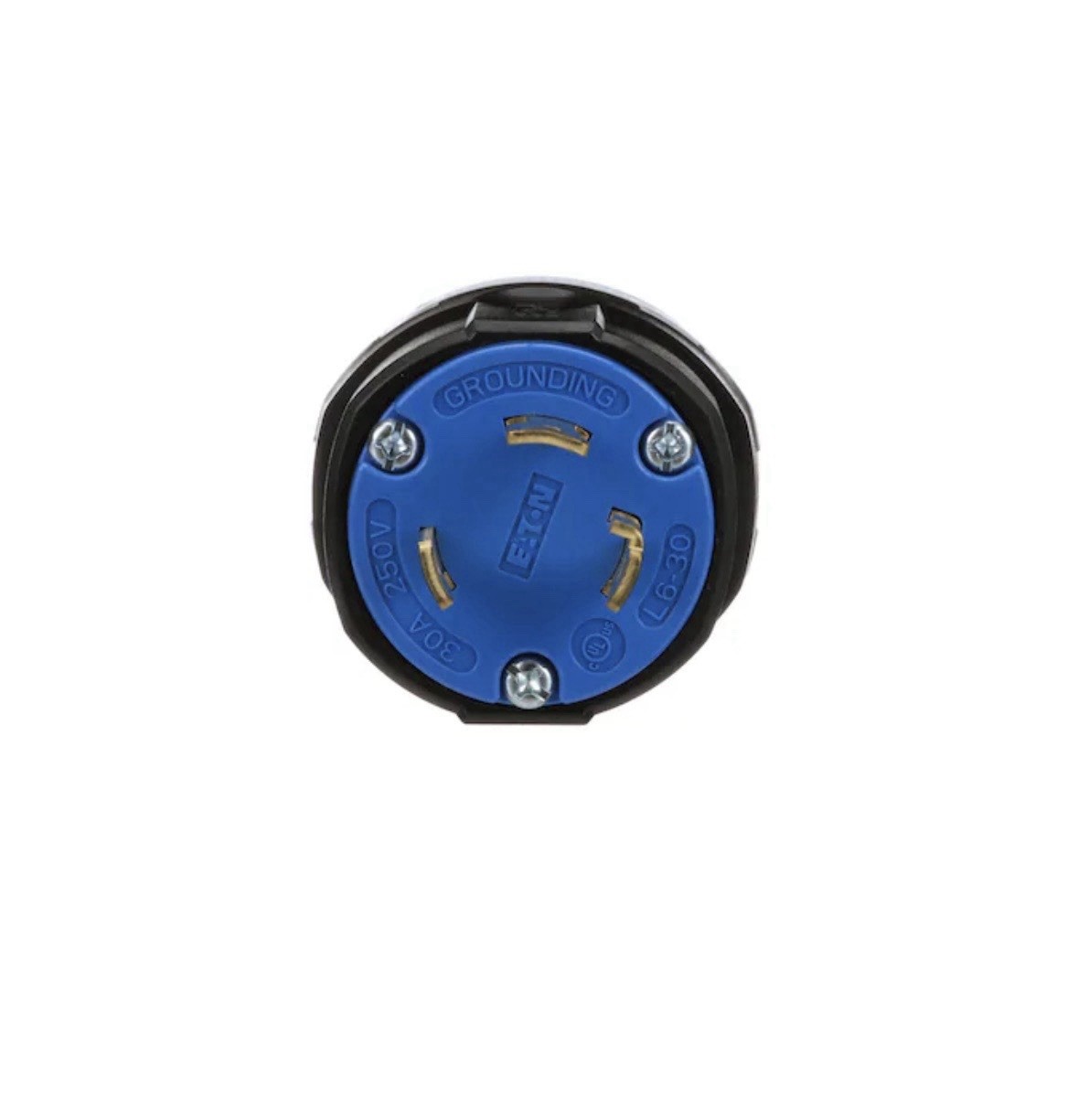 Eaton AHCL630P Industrial Locking Plug L6-30P 30A 250V Blue/Black Arrow Hart