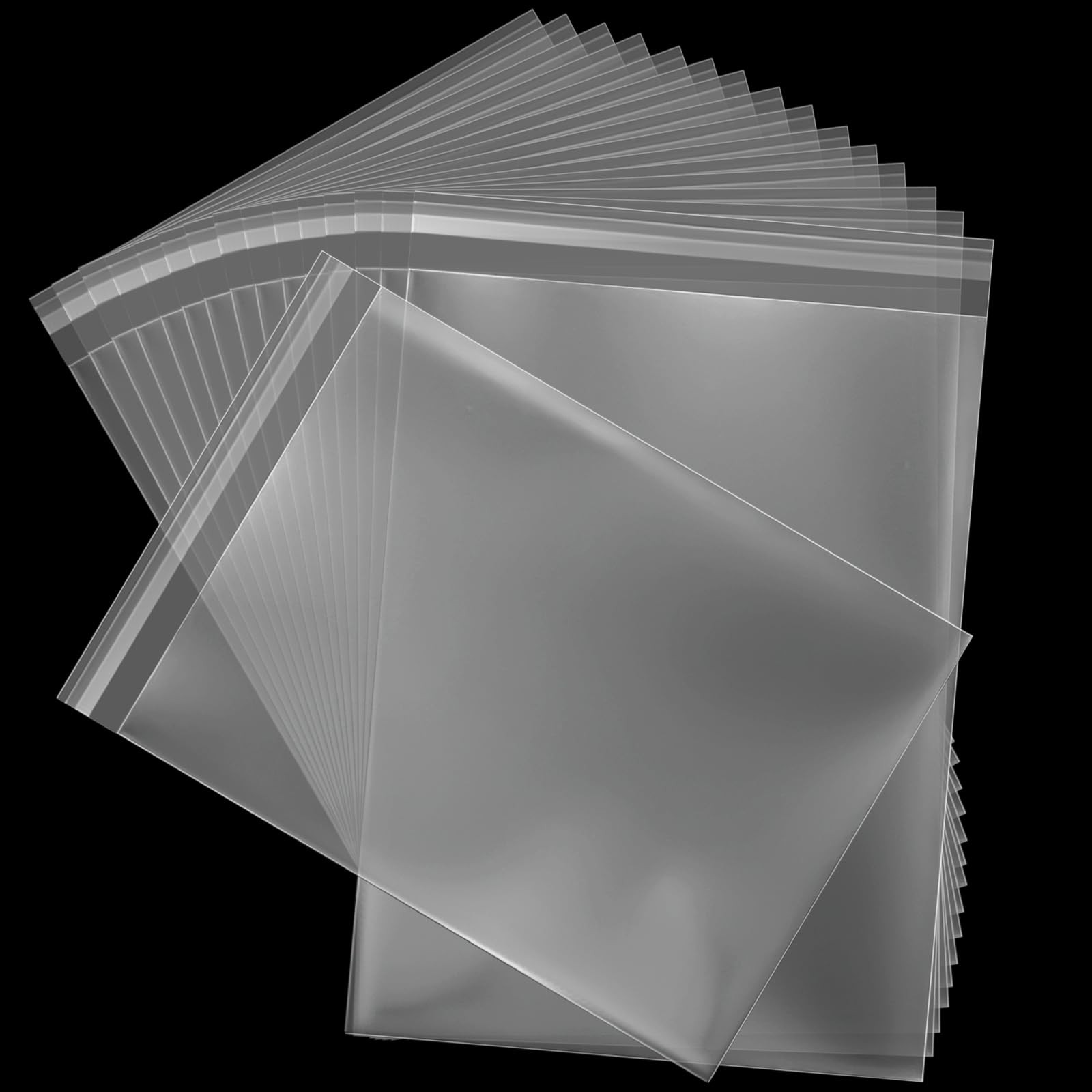 120pcs 9″ x 12″ Self Seal Cello 9×12 Inch (Pack of 120), White