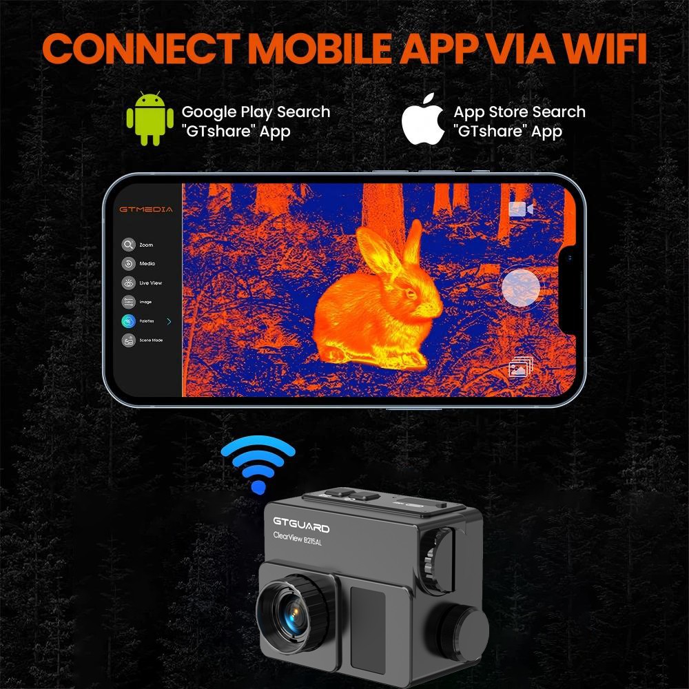 Thermal Bow Sight 384×288 (50Hz) Thermal Night Vision Scope 3.2″ Large Display