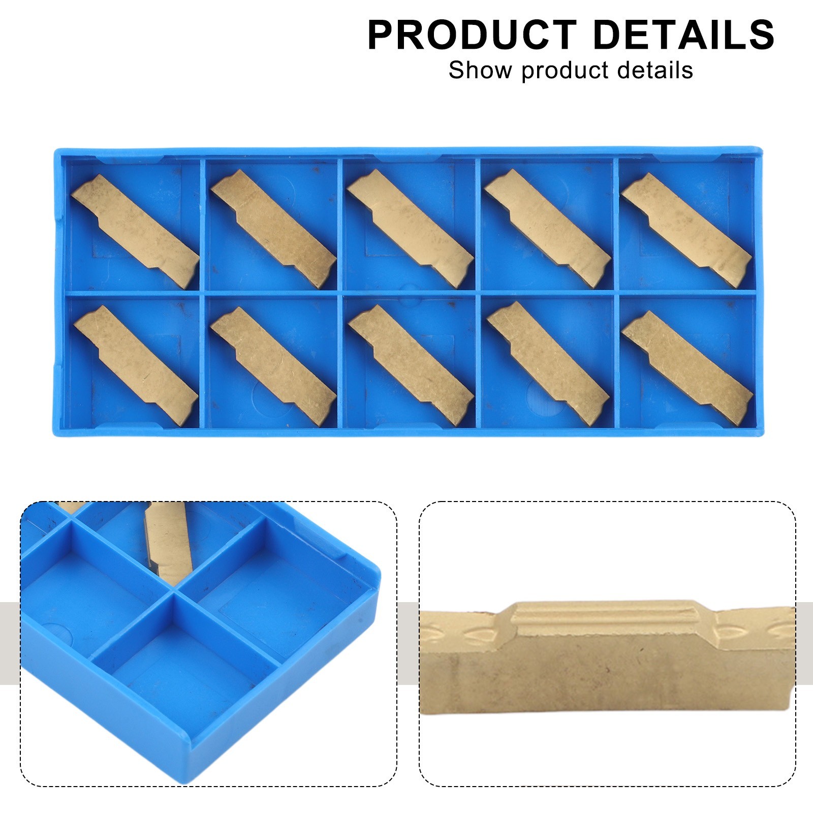 Upgrade Your Grooving Tool with 10PCS Carbide Insert High Quality Material