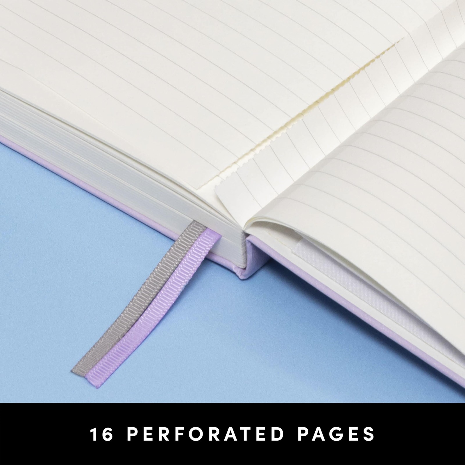 PAPERAGE Lined Journal Notebook (Raspberry) 252 Pages Medium 5.6 in x 8 in 100