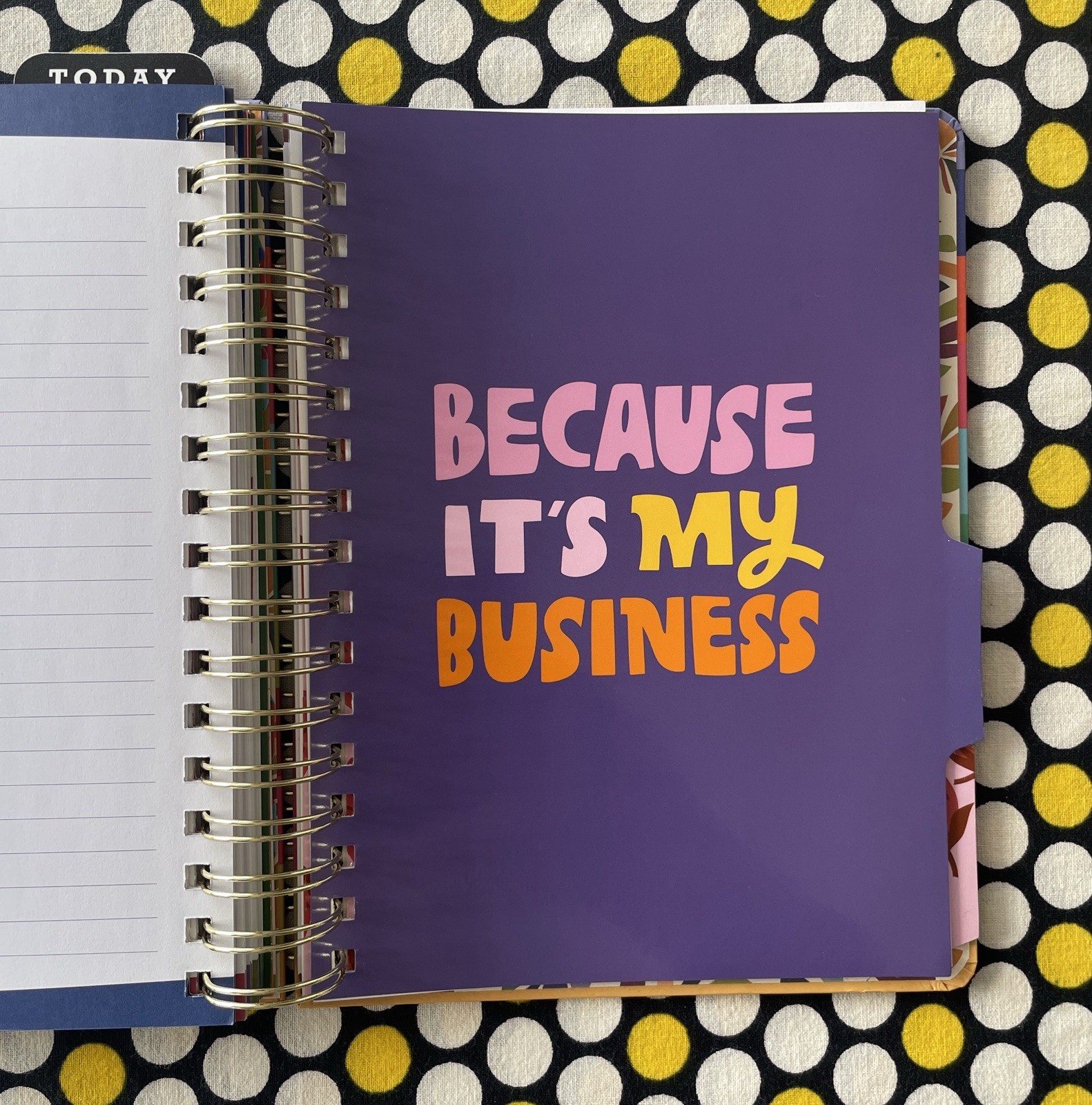 Tabitha Brown My Life MyBusiness Planner 12 Months Blank Inspirational Organizer