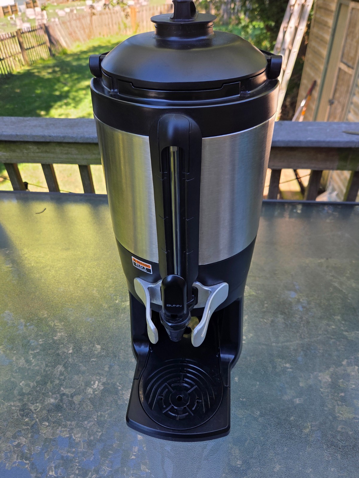 bunn thermofresh server, gen 3, detachable base, top handle, easy portability