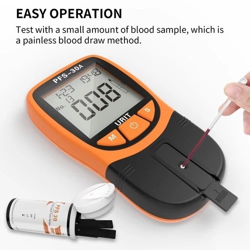 Urit 5-in-1 Cholesterol and Triglyceride Lipid Analyzer Test Strips (20 strips)