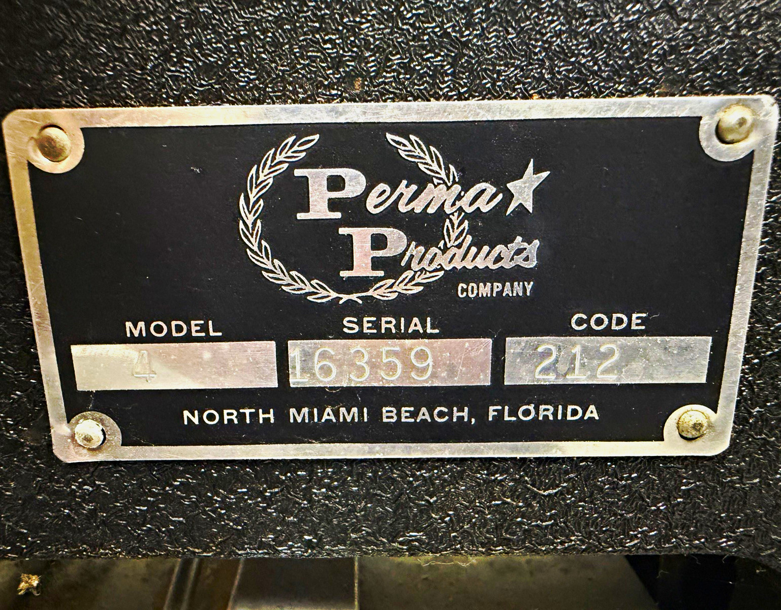 Perma Products Model 4 Manual Stamping/Embossing Press, Metal, Lettering Wheel
