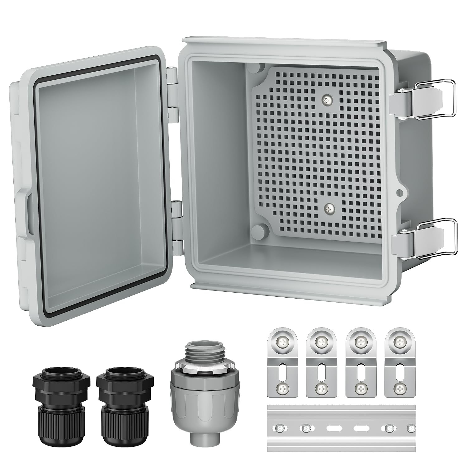 Waterproof Junction Box NEMA 4 Heavy Duty Outdoor Electrical Enclosure Many Size