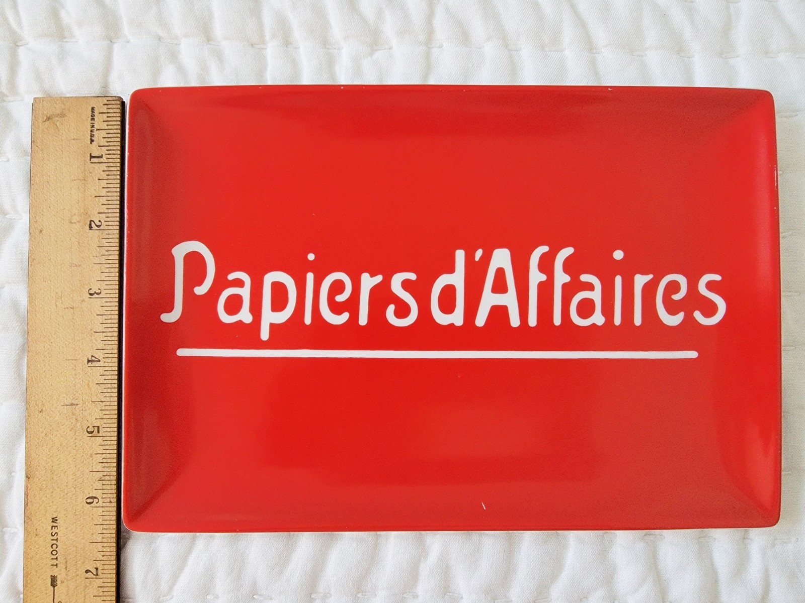 Vintage Rosanna Porcelain French Papiers d’Affaires Business Papers Desk TRAY