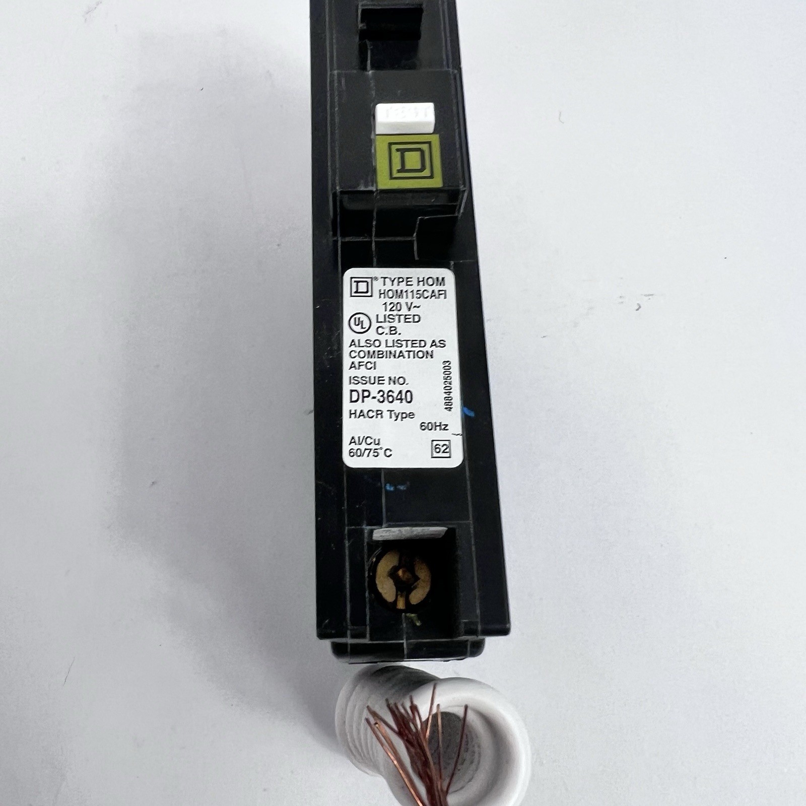New Square D HOM115CAFI Circuit Breaker & Arc-fault Circuit Interrupter