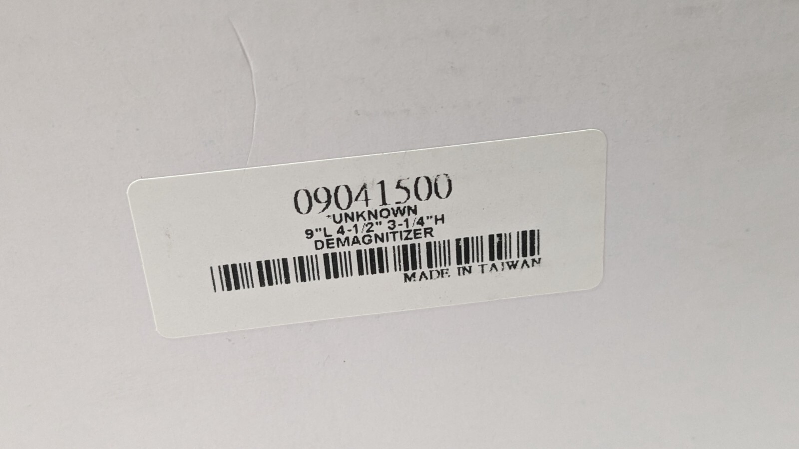 Demagnetizer Single Phase 115V 60HZ 2.2A 09041500