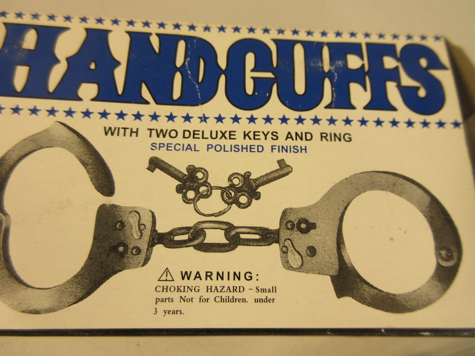 Magnum Polished Steel Heavy Duty Handcuffs with 2 keys Not a toy