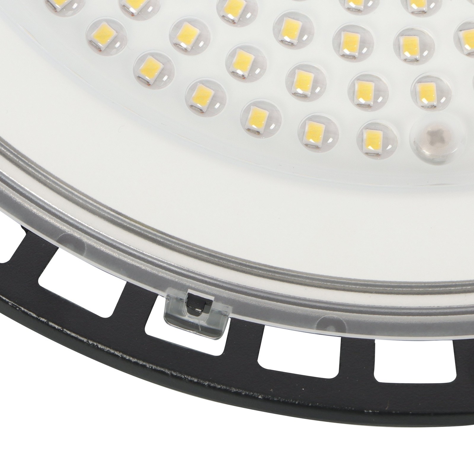 2 Pcs 150W 5000K With Safety Cord UFO LED High Bay Light Commercial Factory
