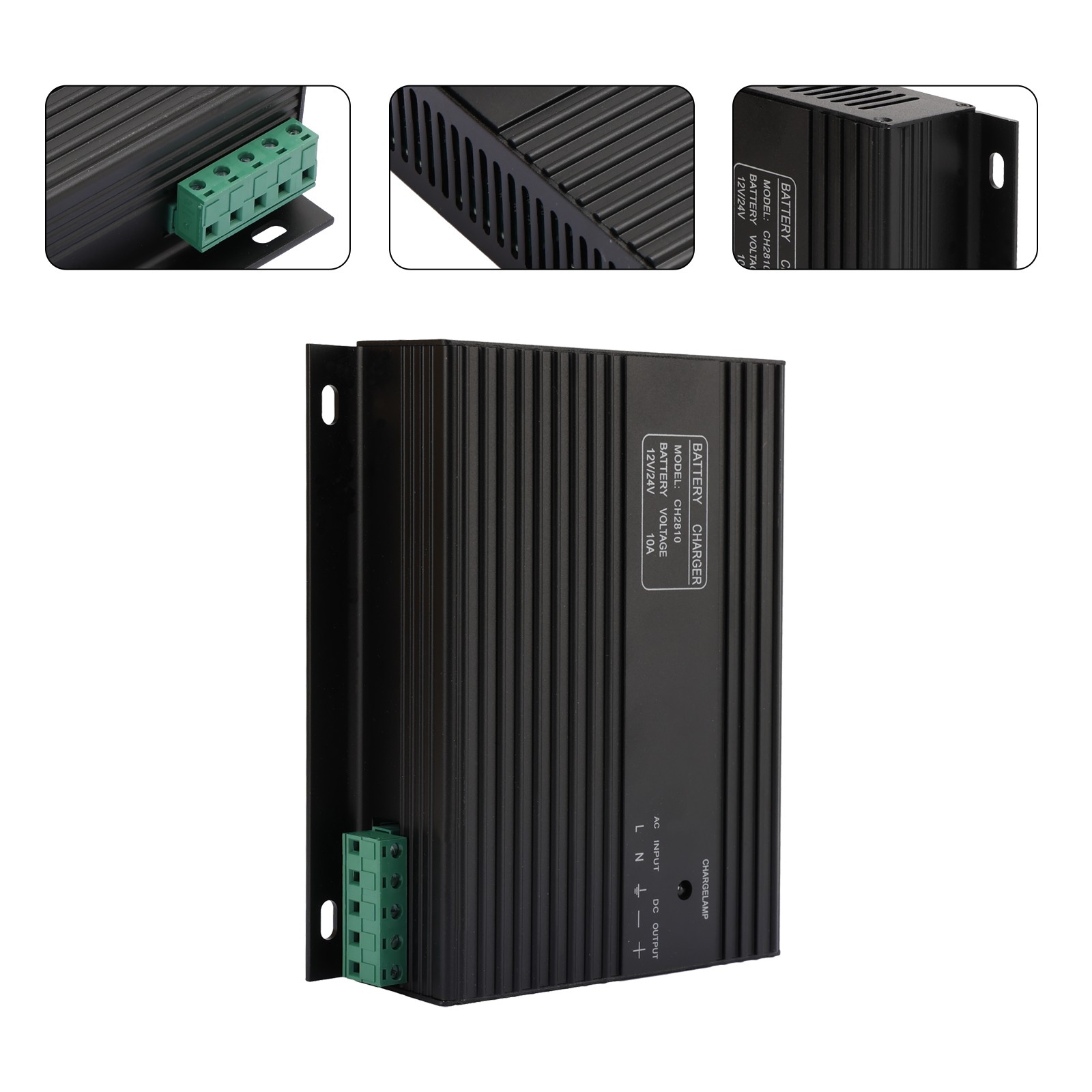 CH2810 12V/24VDC 10A Diesel Automatic Generator Battery Charger US
