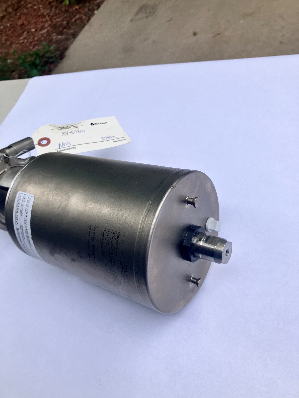 NEW Alfa Laval Unique 2″ SSV Sanitary Valve 7610200 Series w/ PN10 Actuator