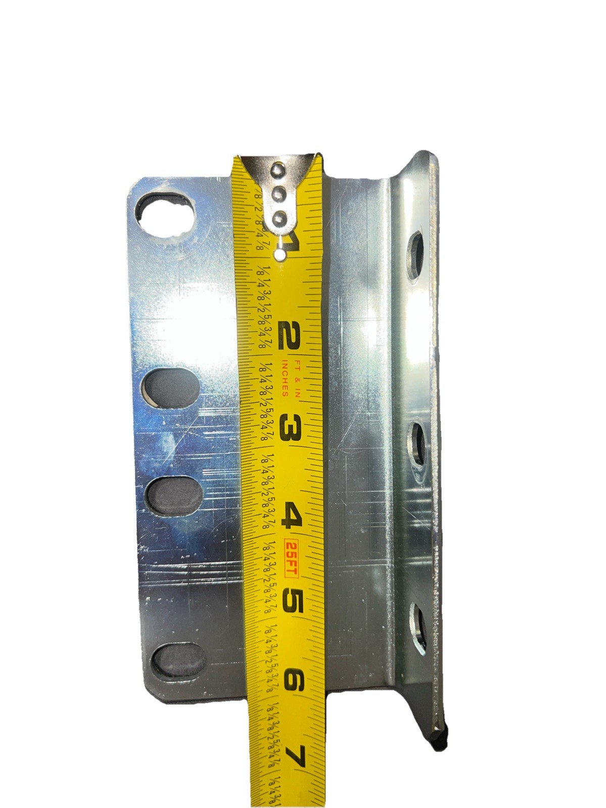Glazed Steel L Mounting Bracket Plates 6x3x1.5 Multi Quantity