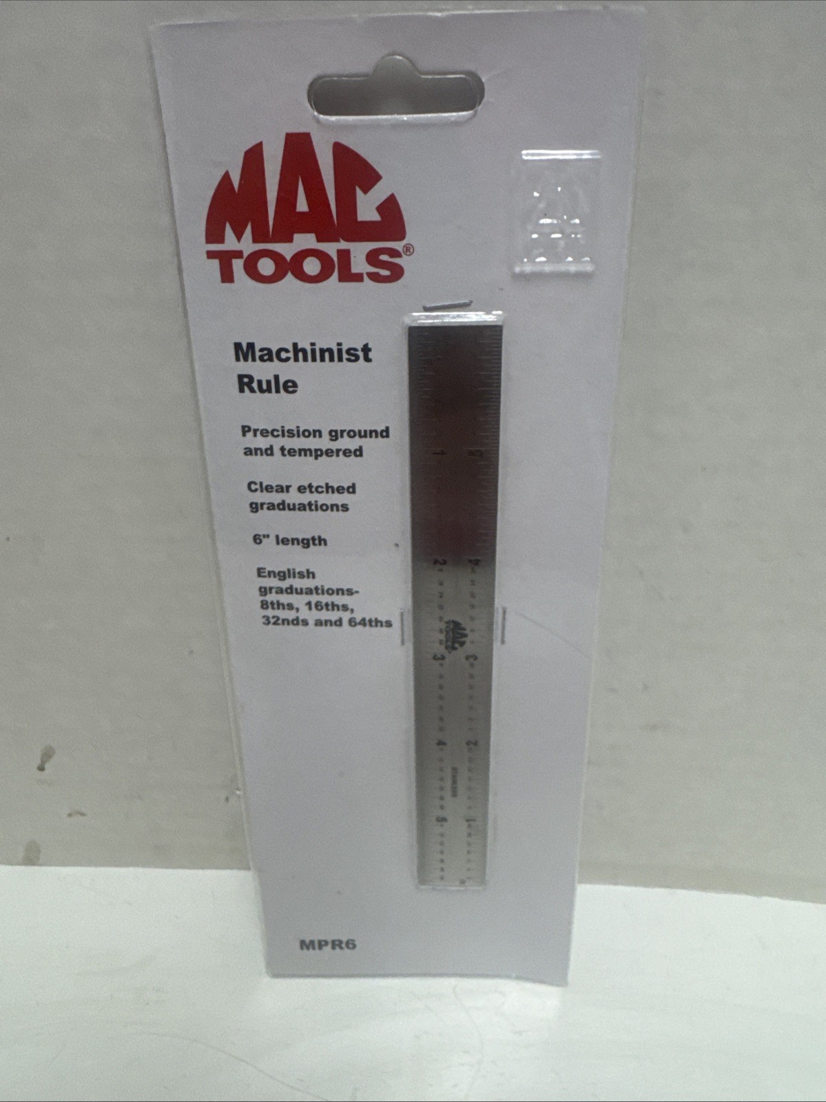 MAG TOOLS 6″ Stainless Steel Machinist Ruler Precision Measuring Tool MPR6 New