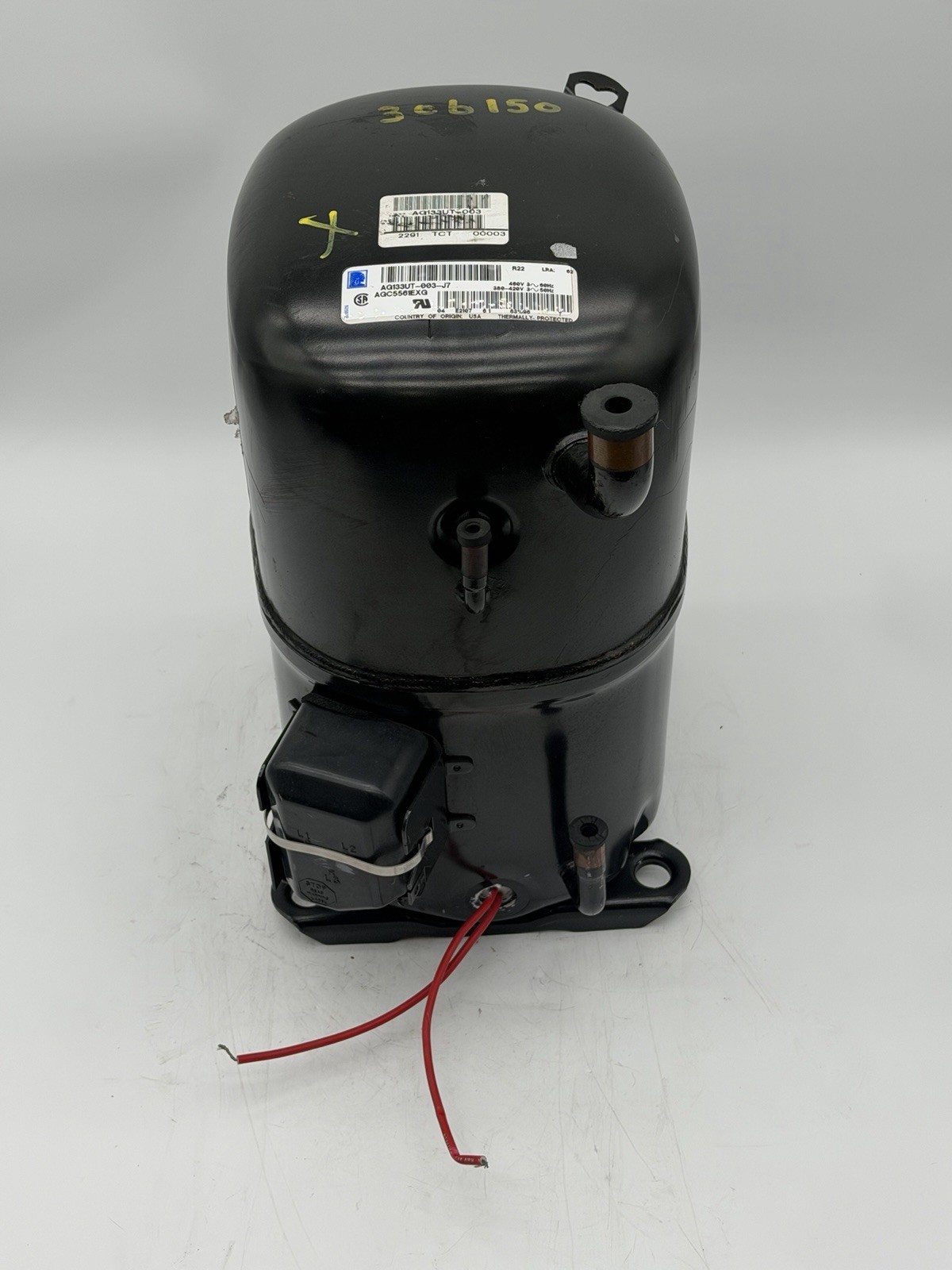 TECUMSEH AG133UT-003-J7 Hermetic Compressor R-404A 13300 BTU AG133UT