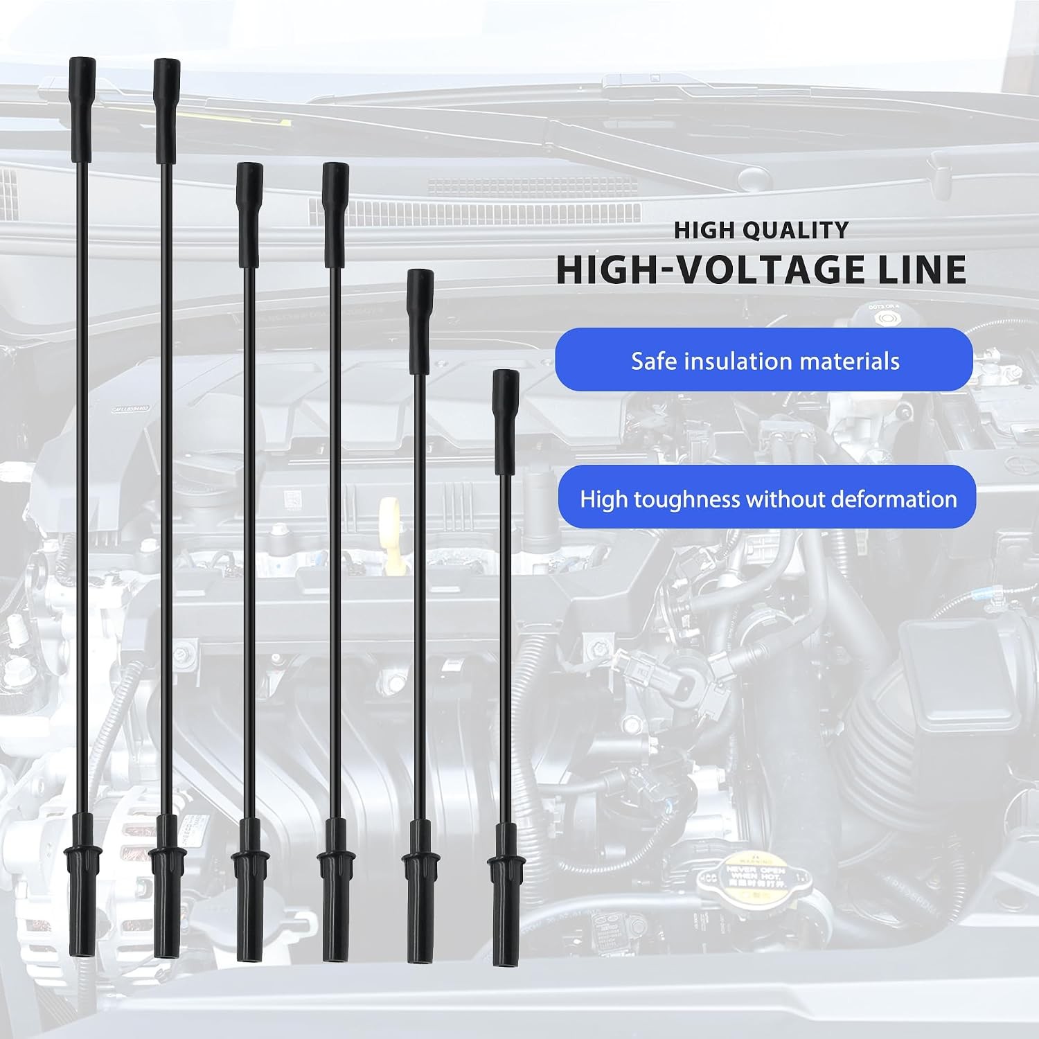 Dodge Grand Caravan Chrysler Ignition Spark Plug Wires Spark Plug Wire Set 6