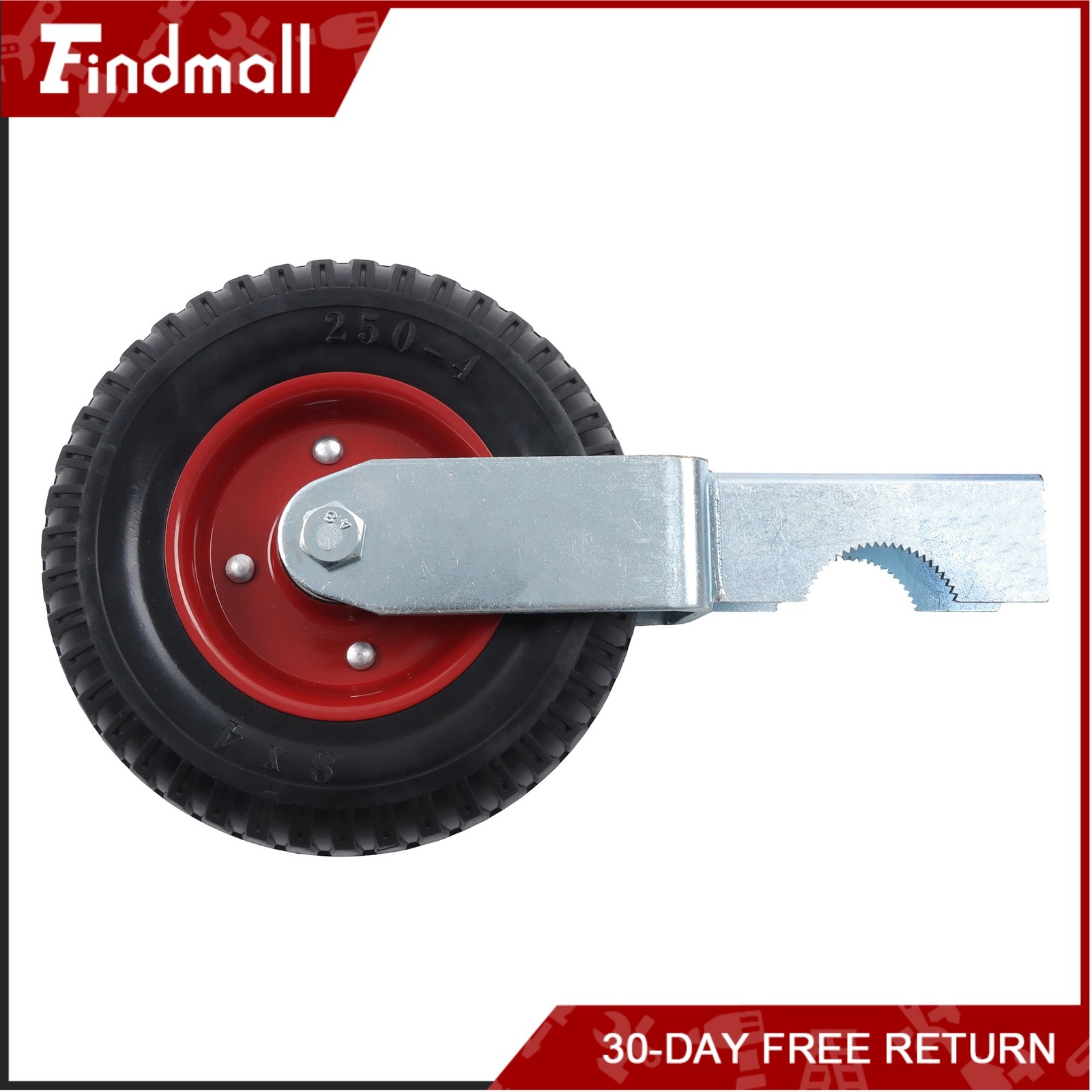 Findmall For Chain Link Fence 1-5/8-2In Diameter 8″ Caster Wheel Gate 400Lbs