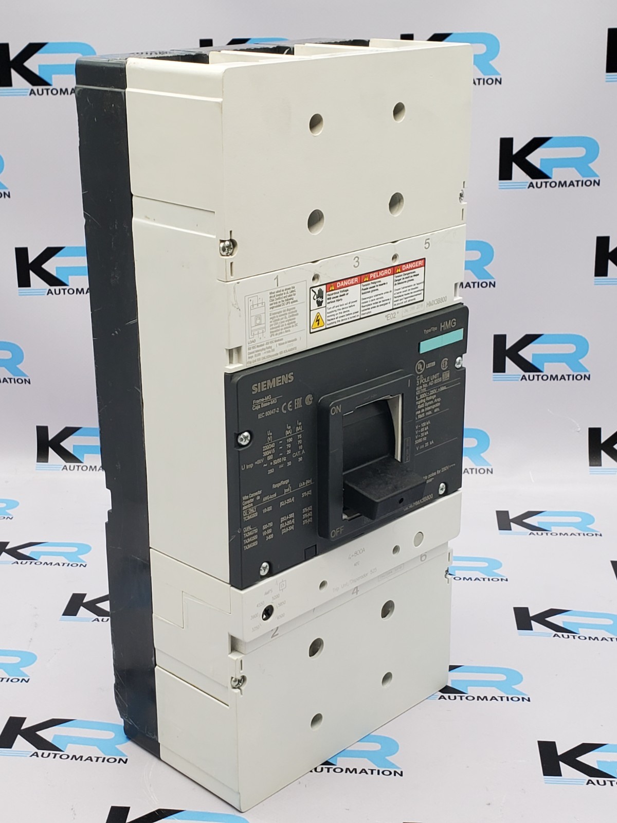 Seimens HMX3B800 VL Molded Case Circuit Breaker 800A 600VAC 3P 3PH