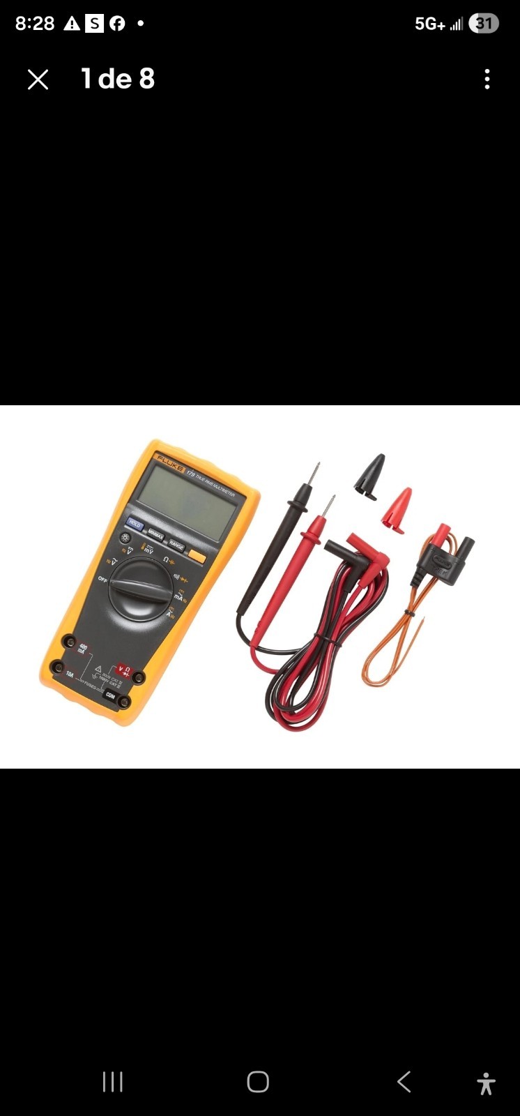 Fluke 179-ESFP True RMS Multimeter with Backlight and Temp, New in Box