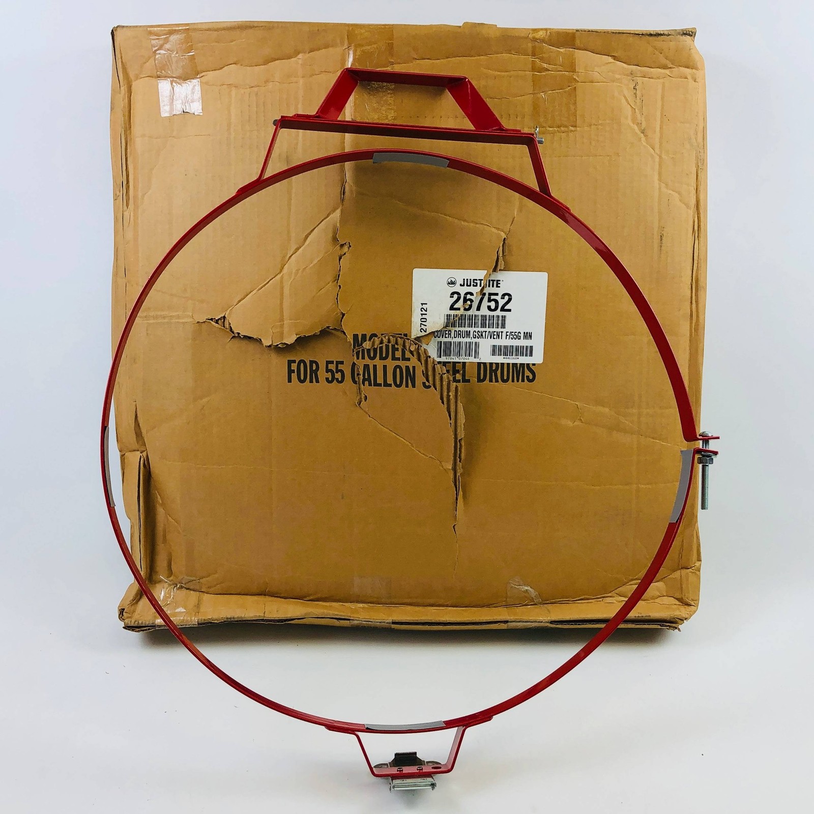 Justrite 26752 Vapor Lock Drum Cover Latch Ring Only Manual Latching Steel