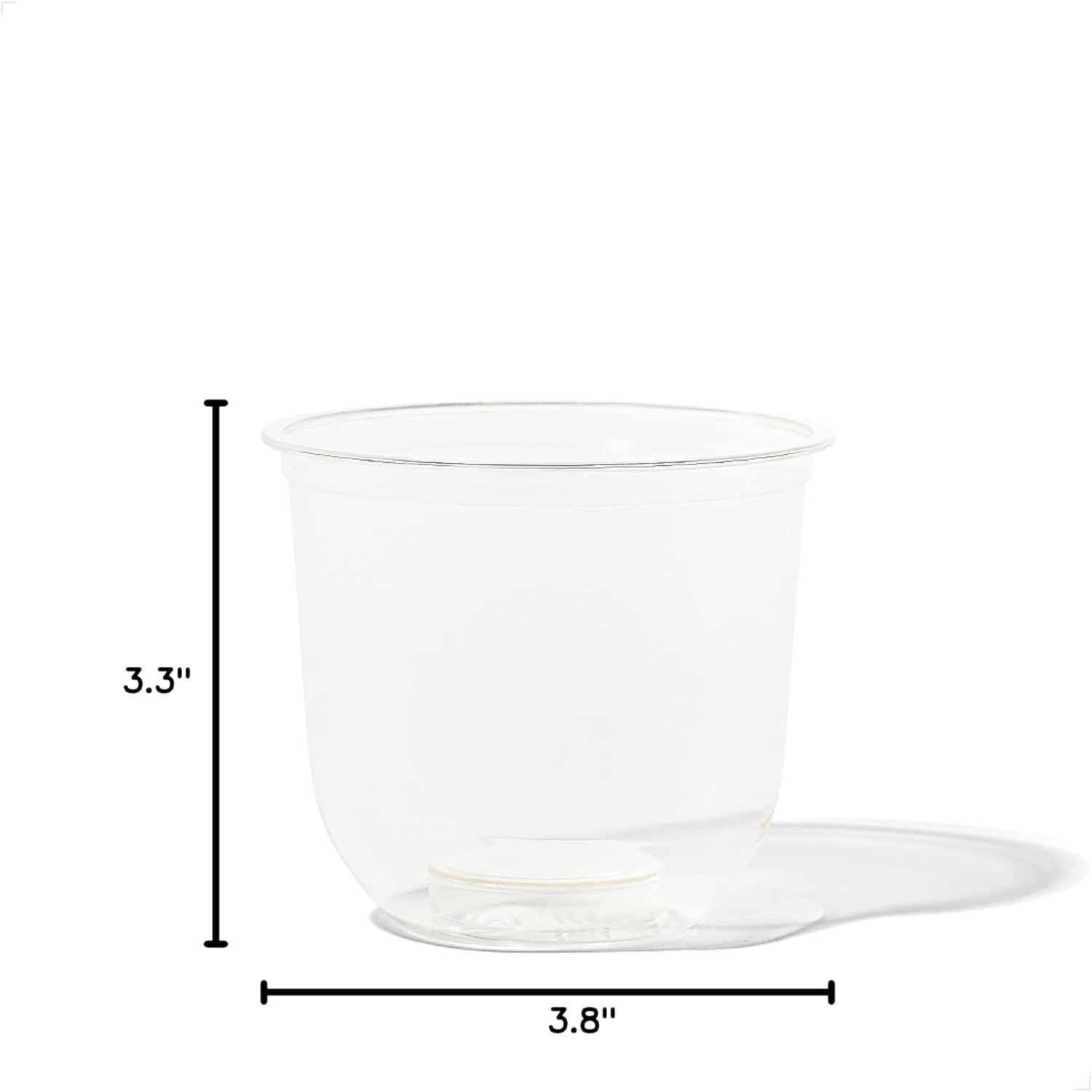 TOSSWARE NATURAL Arc – Plant Based Clear Cold Cups 12 oz –