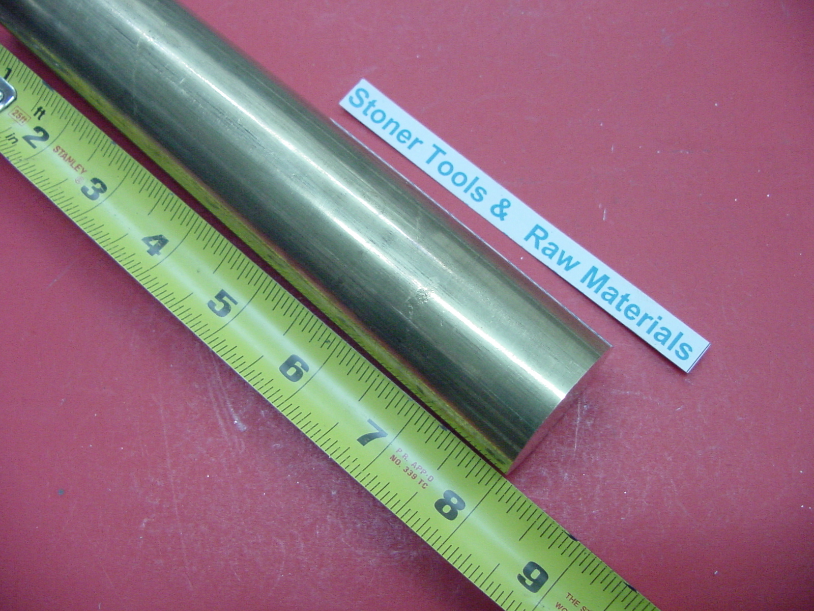 7/8″ C360 BRASS ROUND ROD 8″ long Solid .875″ New Lathe Bar Stock H02 1/2 Hard
