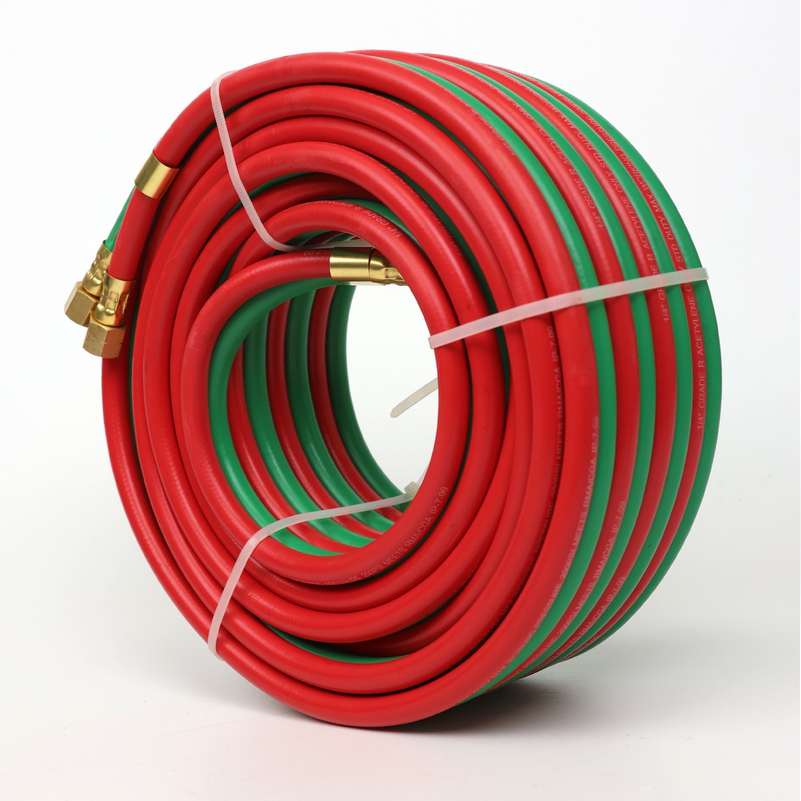 1/4″ x 50′ Twin Welding Hose – Meets RMA/CGA Standards for Grade R, Type D)