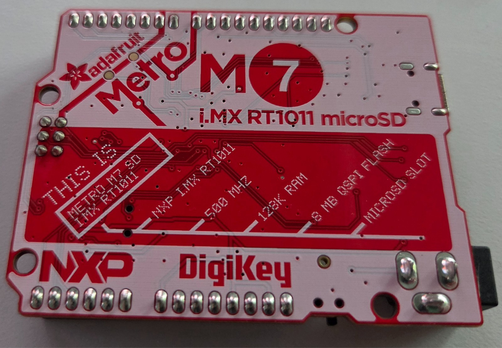 Adafruit Metro M7 MicroSD NXP i.MX RT1011 5600 Development Kit, FREE SHIP