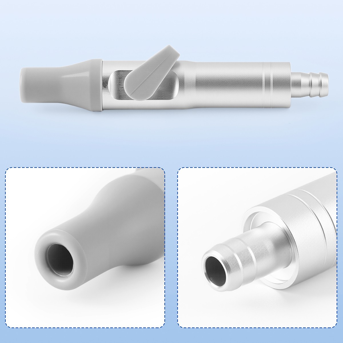 Dental Saliva Ejector Suction Valve Strong HVE/SE Handpiece Tube Adaptor
