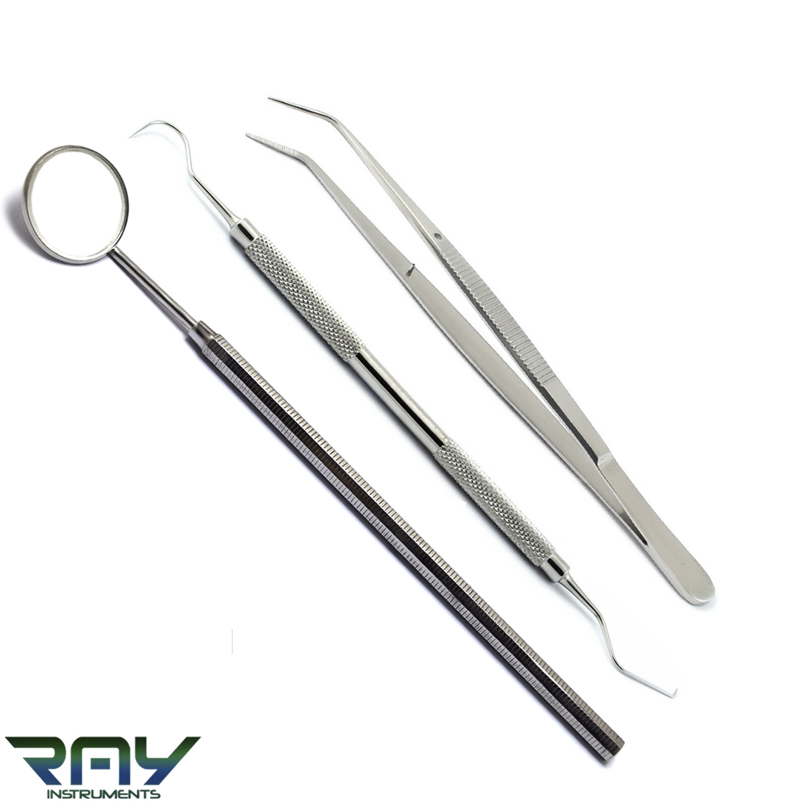 Dental Student Basic Examination Tools Kit Hygiene Tooth Cleaning Scraper Lab