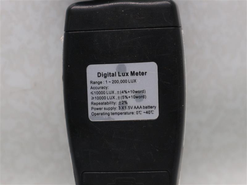 Smart Sensor AS803 Digital Lux Meter 1-200,000 LUX LCD Smart Sensor
