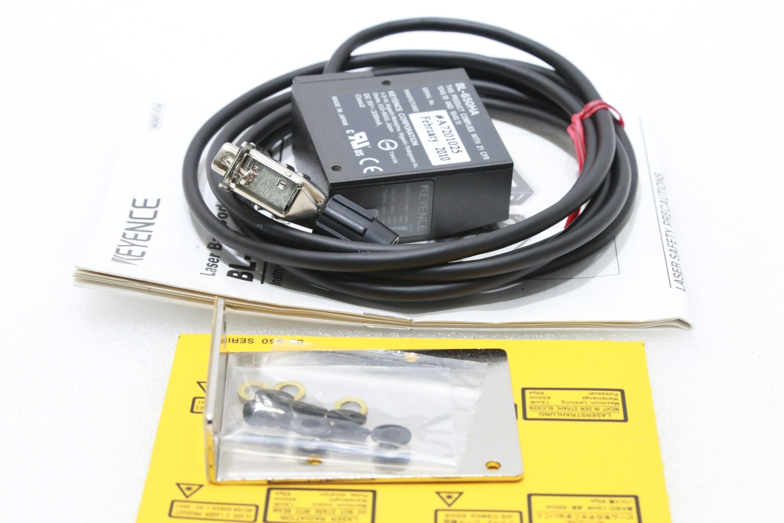 KEYENCE Genuine NNB BL-650HA Laser Barcode Reader SEN-I-2529=9I12