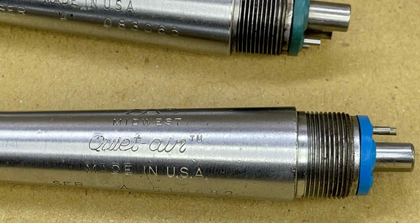 Lot of 2 MIdwest Quite Air / Insight Dental Handpieces