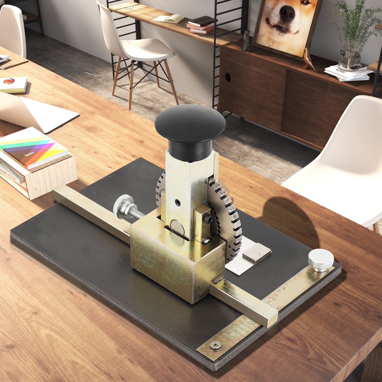 Metal Stamping Marking Machine Manual Plate Stamping Printer Dog Tag Embosser
