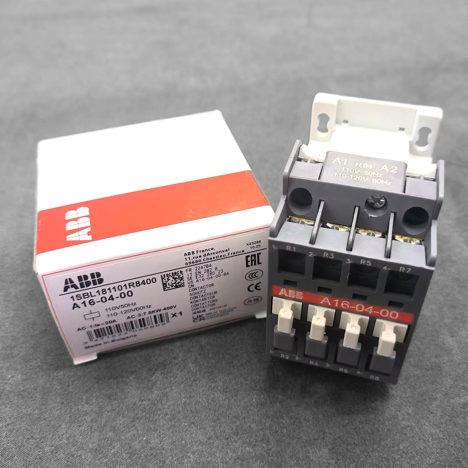 A16-04-00 Contactor for ABB 110V 50Hz / 110-120V 60Hz – A16-04-00-84