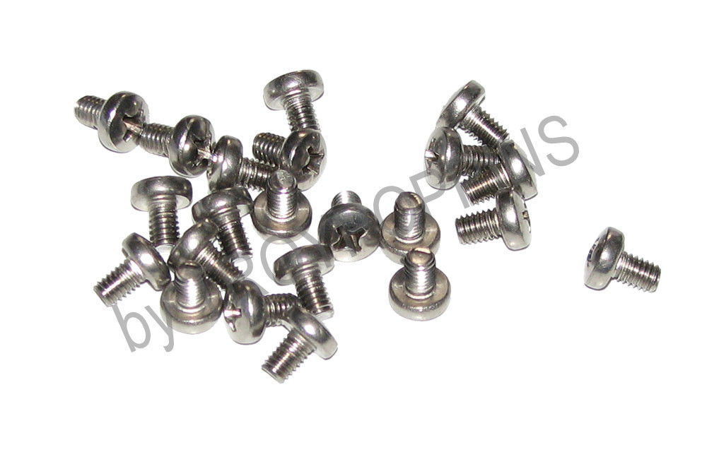 20-SS M4-0.7 X 6MM PPH PHILLIPS PAN HEAD MACHINE SCREWS TYPE A2 STAINLESS STEEL