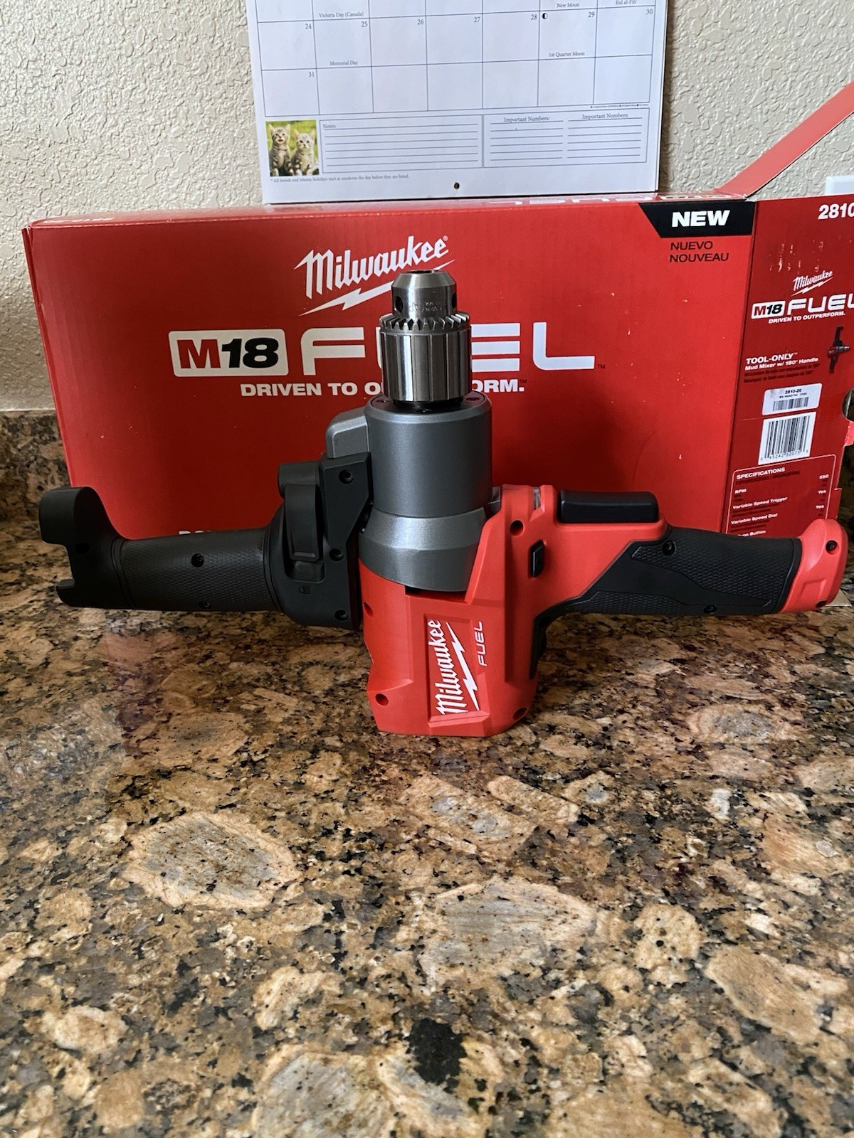 Milwaukee 2810-20 M18 FUEL Mud Mixer with 180° Handle Bare Tool