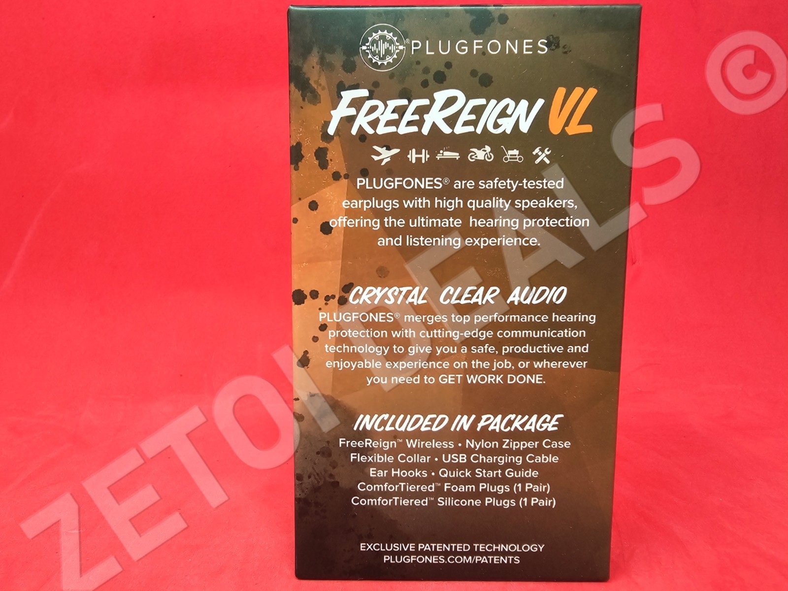 **BRAND NEW** Plugfones FREEREIGN VL Earplugs With Audio OSHA HEARING PROTECTION