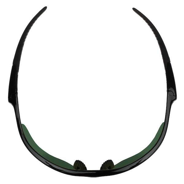 Kleenguard 25692 V30 Nemesis Safety Glasses, Anti-Scratch, Wraparound, Black