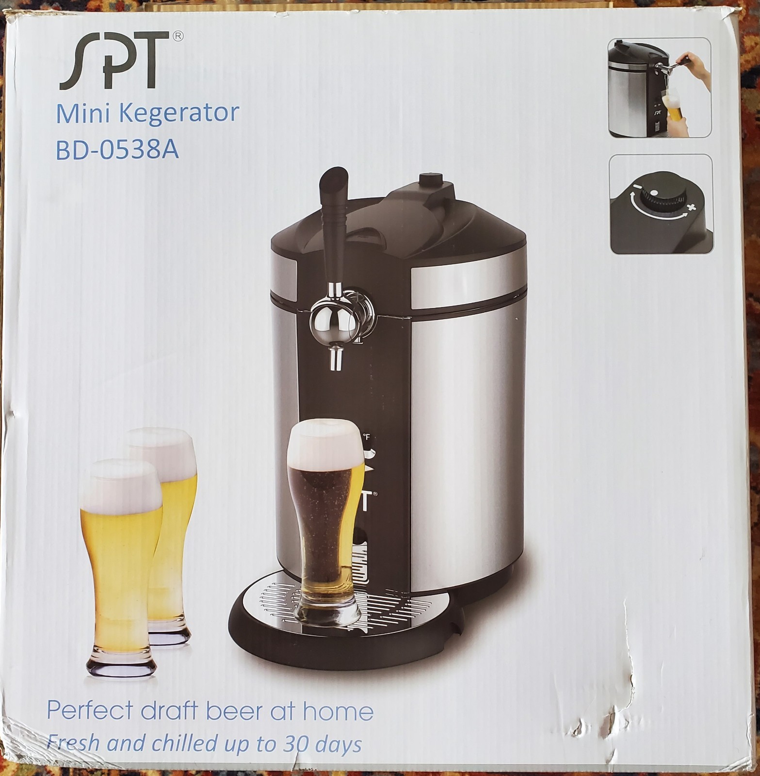 New Open Box SPT BD-0538 5L Mini Kegerator and Dispenser- PICK UP ONLY!