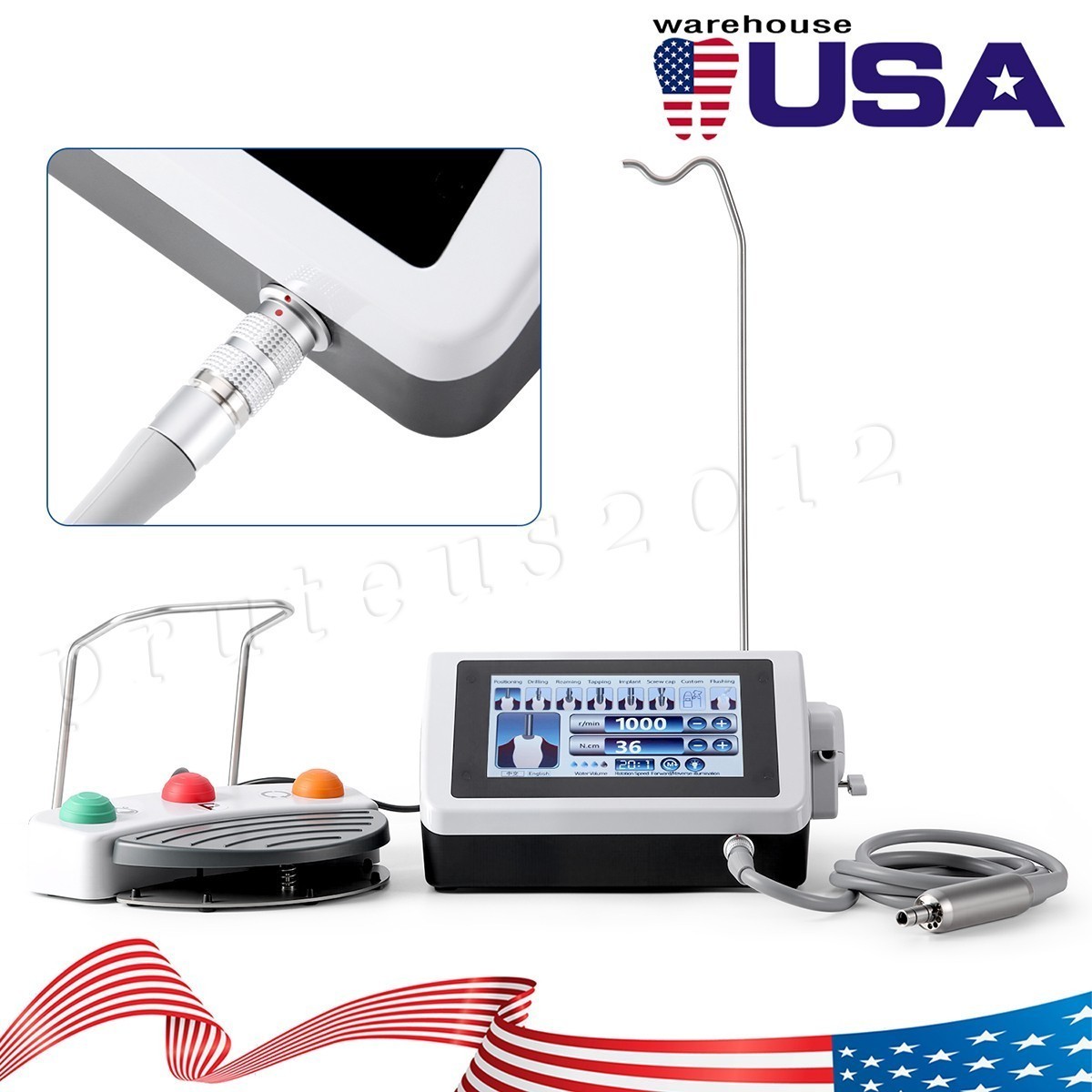 Dental Implant System Motor Surgical Brushless Motor+20:1 LED Handpiece YBB
